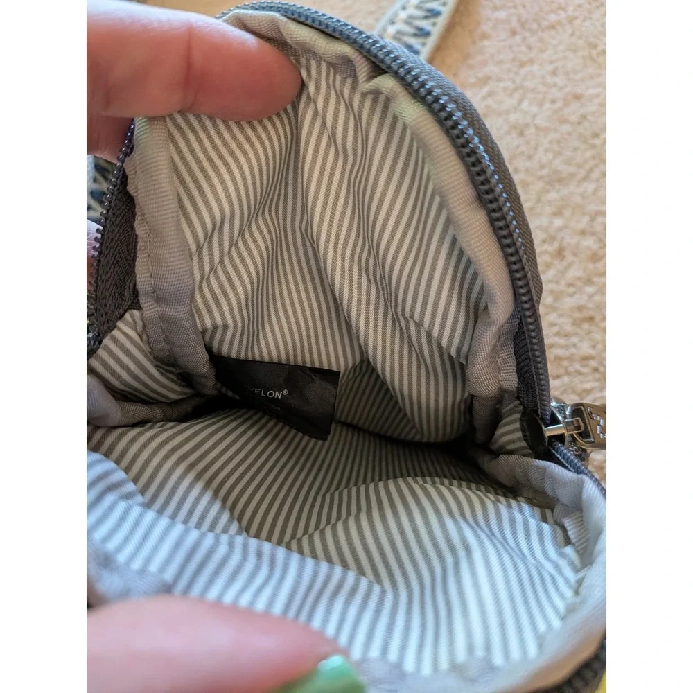 Travelon Anti-Theft Quilted Phone Crossbody Bag Gray RFID Blocking 43621-52T